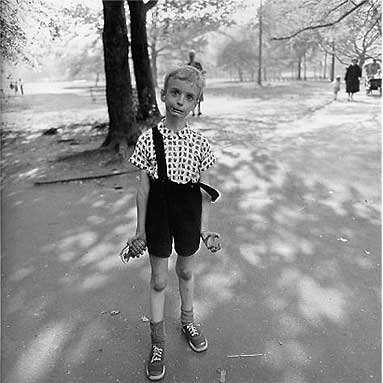 Diane Arbus: Child with a toy hand grenade in Central Park, N.Y.C. 1962