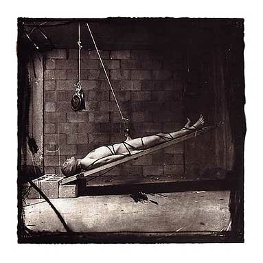 Joel-Peter Witkin: Testicle Stretch with the Possibility of a Crushed Face, New Mexico, 1982