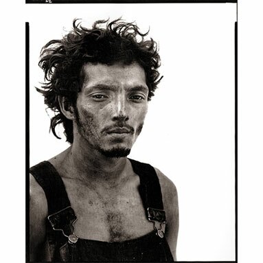 Richard Avedon: Roberto Lopez, oil field worker, Lyons, Texas, 1980